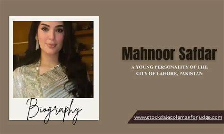 Exploring The Life And Journey Of Mahnoor Safdar