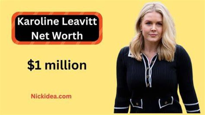 Exploring The Wealth: Karoline Leavitt Net Worth