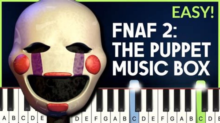 FNAF 2 Puppet Music Box/Grandfather Clock Piano Tutorial w/ Sheets
