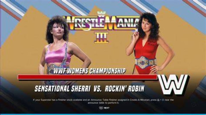 Sensational Sherri vs. Rockin' Robin Women's Championship Match