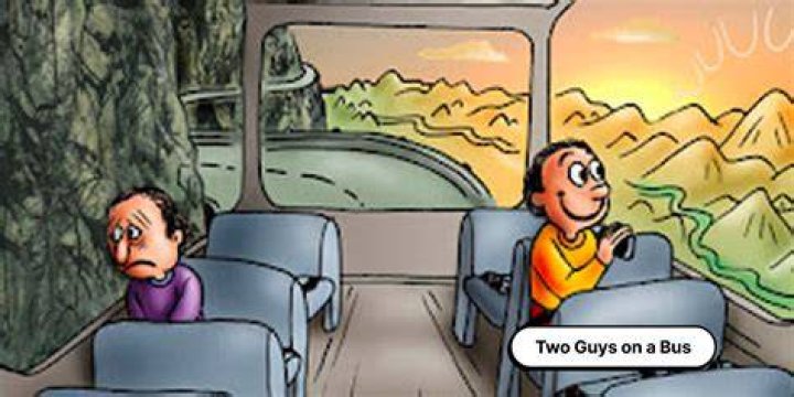 Two Guys On A Bus Know Your Meme
